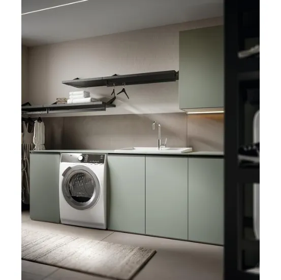 Mobile da Bagno per lavanderia Minerva 05 in nobilitato Prato di Edoné