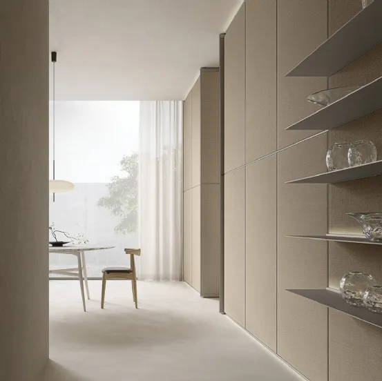Boiserie Modulor Rafia di Rimadesio