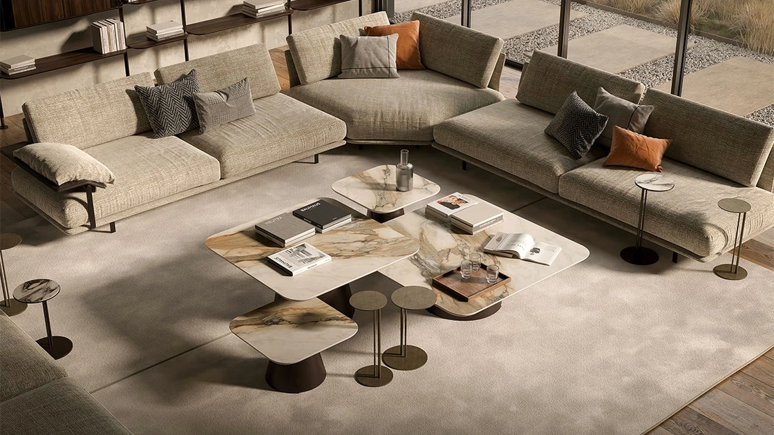Tavolino Albert Keramik di Cattelan Italia