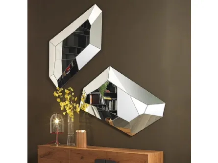 Specchio in cristallo Diamond di Cattelan Italia
