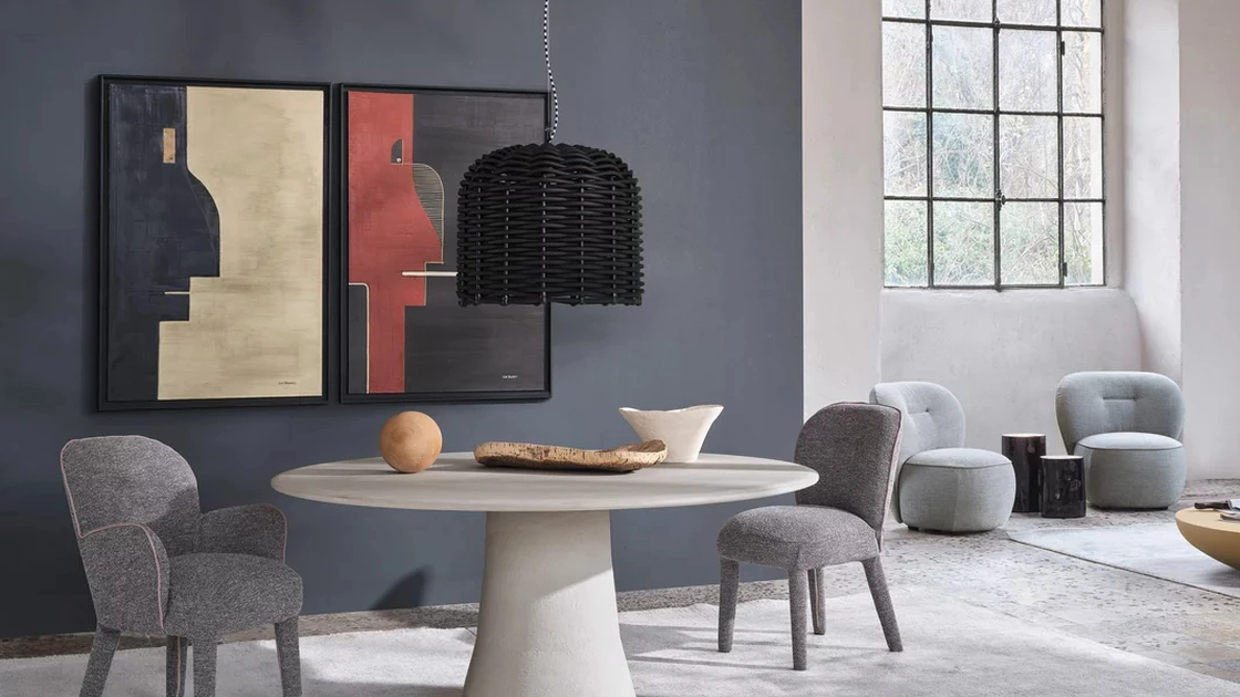 Lampada a sospensione in rattan Sweet di Gervasoni