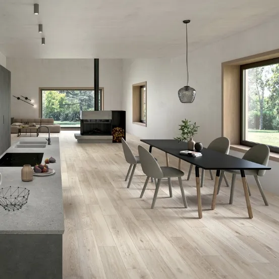 Piastrelle effetto legno Bio Attitude Cotton di Lea Ceramiche