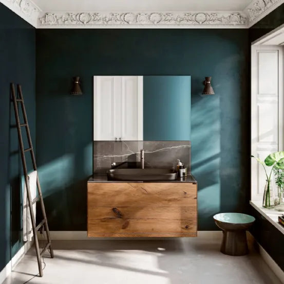 Mobile da Bagno sospeso 36e8 Project 1116 in legno di Lago