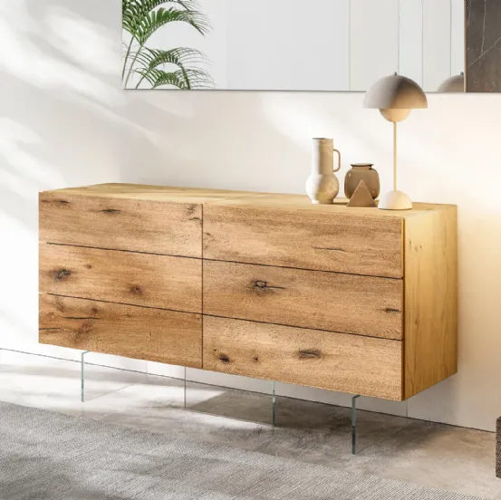Comò 36e8 0649 in legno centenario di Lago