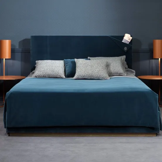 Letto in tessuto Oriana de L'Origine