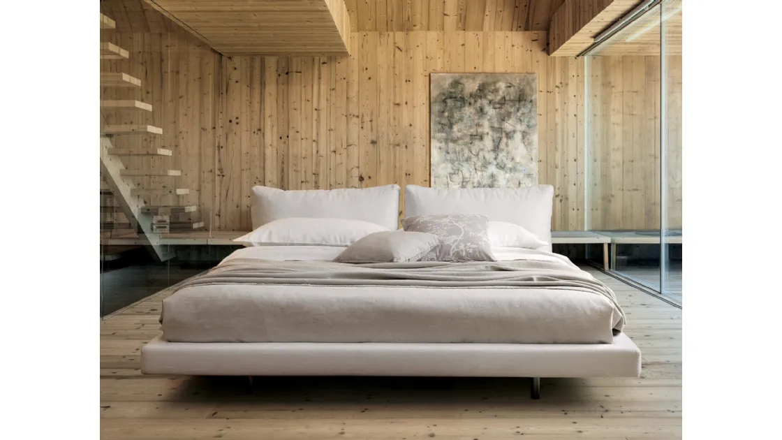 Letto in tessuto imbottito Ozium di Desirèe