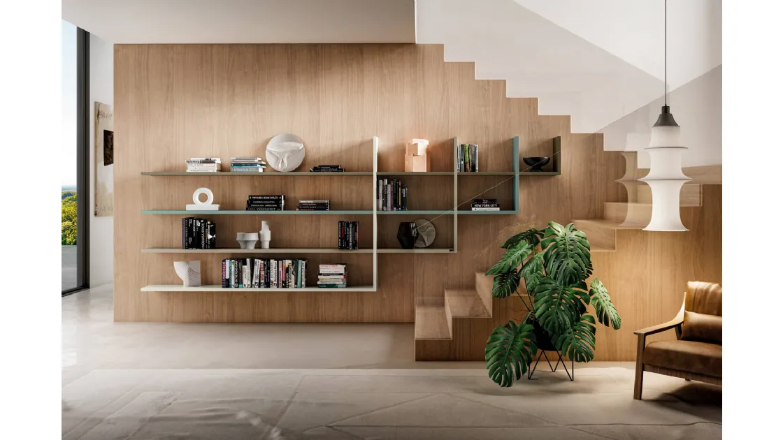 Libreria LagoLinea modulare Sospesa di Lago