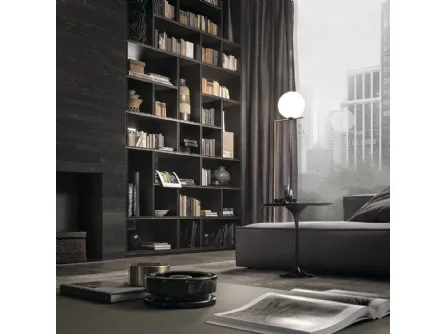 Libreria componibile Opus Brown di Rimadesio