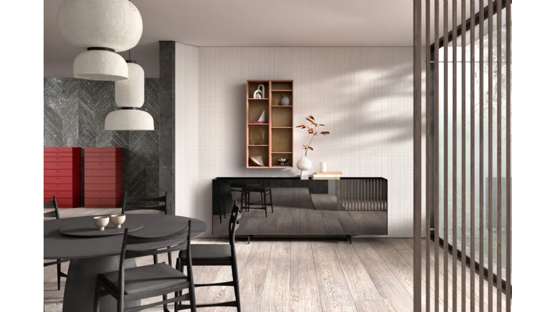 Madia Atelier finitura Stopsol Glass di Capo d'Opera