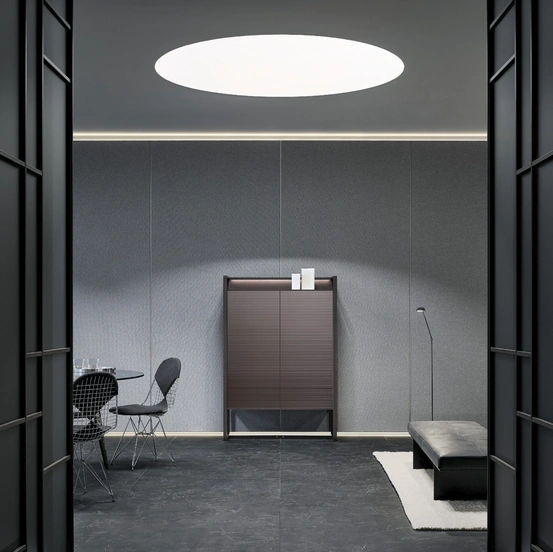 Madia Rialto Amaranto Taiga di Rimadesio