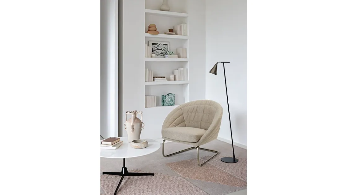 Poltroncina in tessuto Fleur di Saba