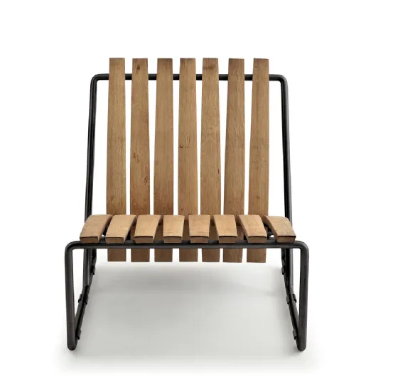 Poltroncina Sardinia in legno di Barrique di Riva1920