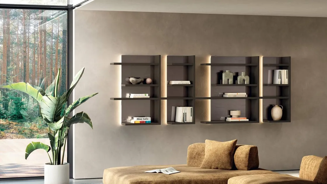 Divano con penisola Air Soft Free di Lago