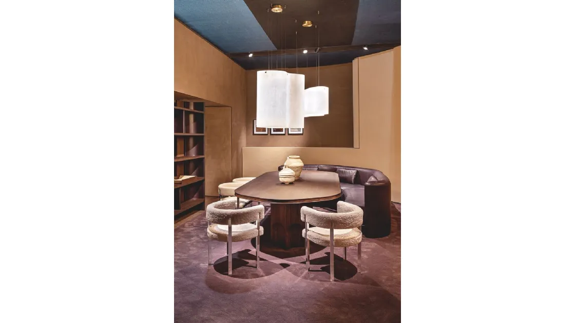 Sedia T Chair in montone di Baxter
