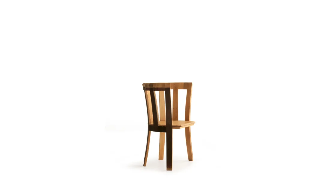 Sedia Draghessa in legno di Rovere di Riva1920