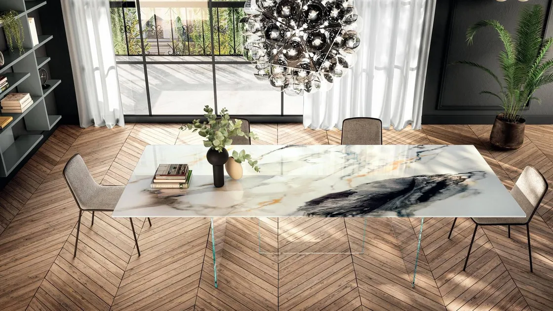 Sedia Pletra 2536 in tessuto di Lago