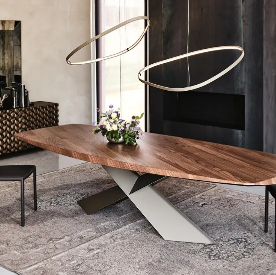 Tavolo con piano in legno Tyron Wood di Cattelan Italia