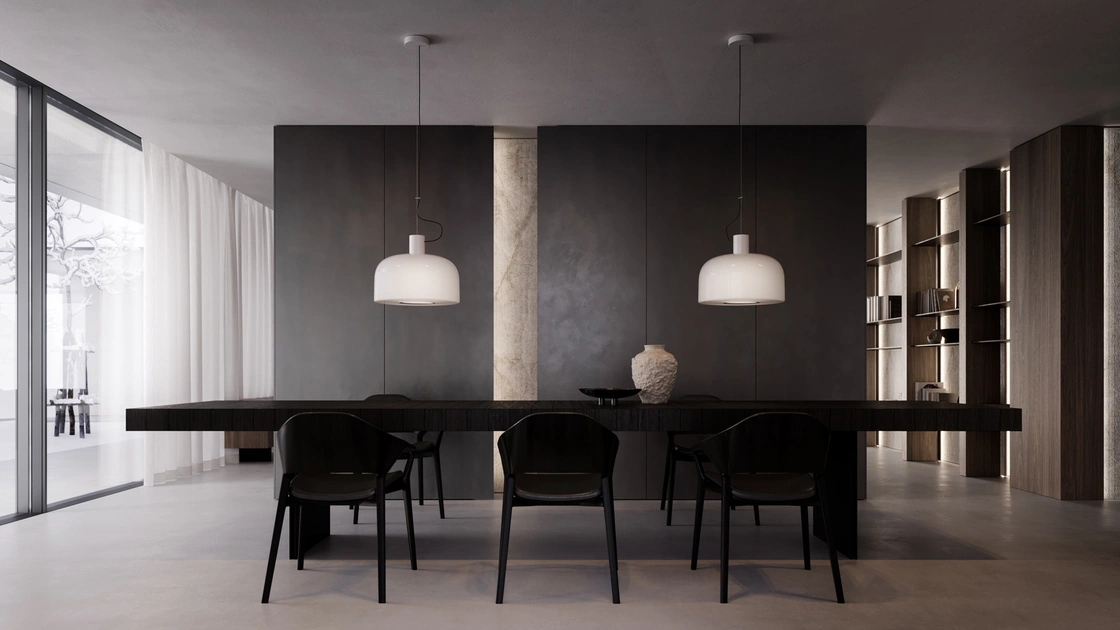 Tavolo in Rovere Fumo Hong Kong di Modulnova