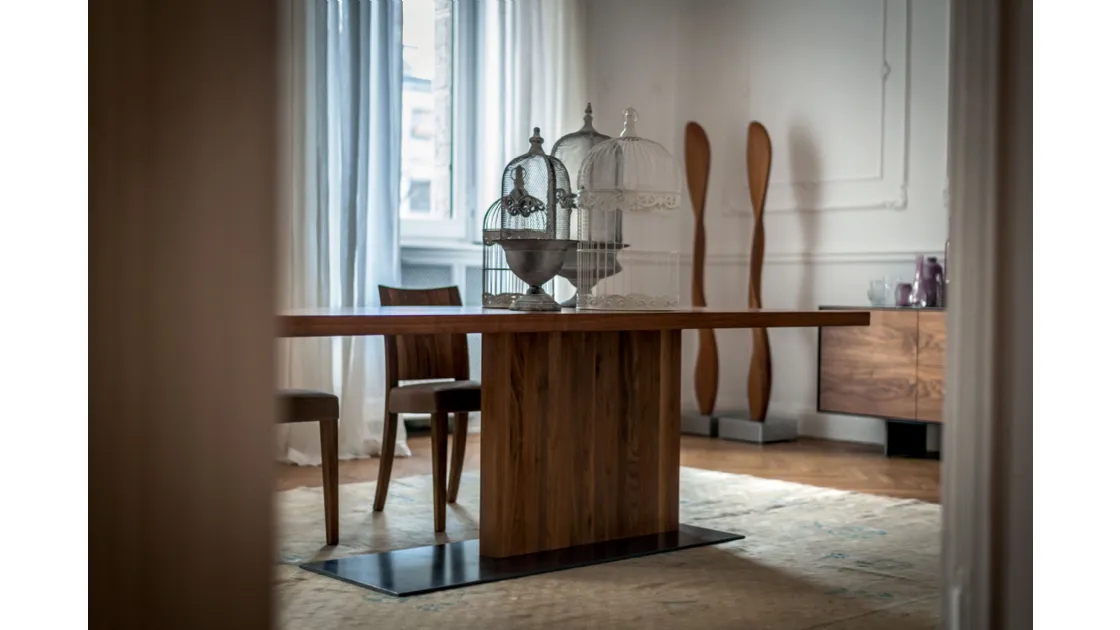Tavolo Liam Wood in legno massello di Riva1920