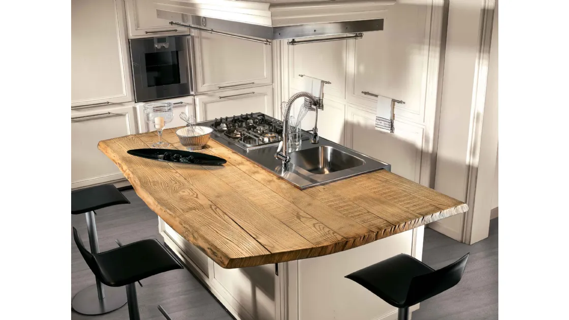Cucina Classica con isola Living Design 3 de L'Ottocento