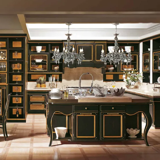 Cucina Classica con isola Living Style 2 de L'Ottocento