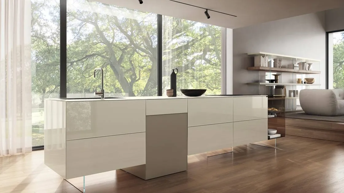 Cucina Design con isola 36e8 Project 2817 di Lago