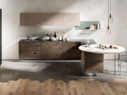 Cucina Design Frame Calce Dark Depth di Modulnova