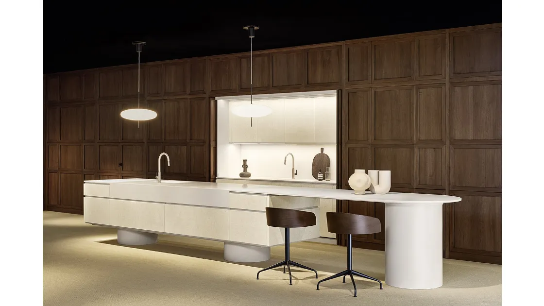 Cucina Design con isola Atlante 2 de L'Ottocento