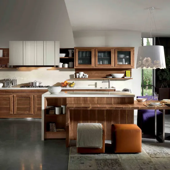 Cucina Design con isola Canaletto 2 de L'Ottocento