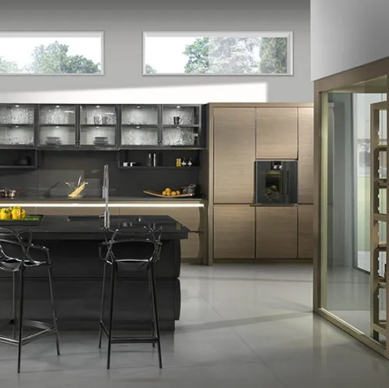 Cucina Design con isola Chronos 2 de L'Ottocento