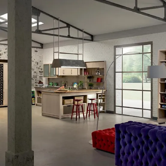 Cucina Design Industrial Chic 5 de L'Ottocento