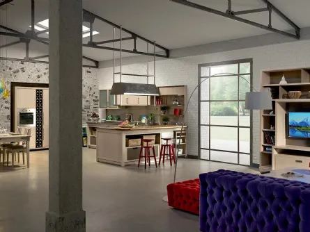Cucina Design Industrial Chic 5 de L'Ottocento