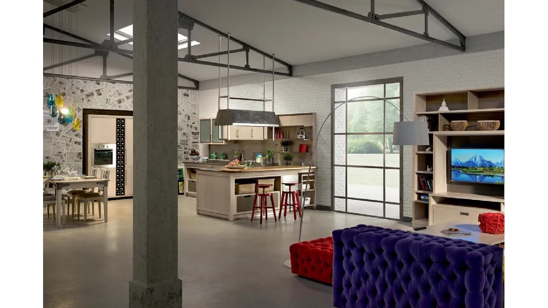 Cucina Design Industrial Chic 5 de L'Ottocento
