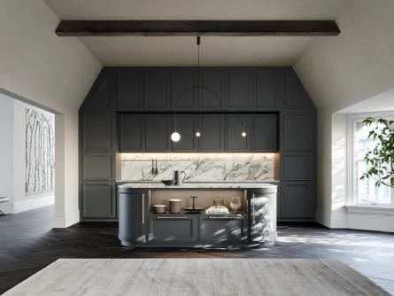 Cucina Design con isola Living Design 1 de L'Ottocento