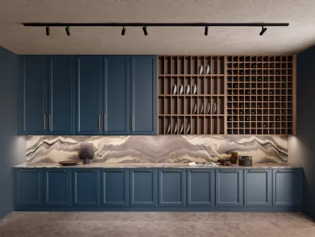 Cucina Design lineare Living de L'Ottocento