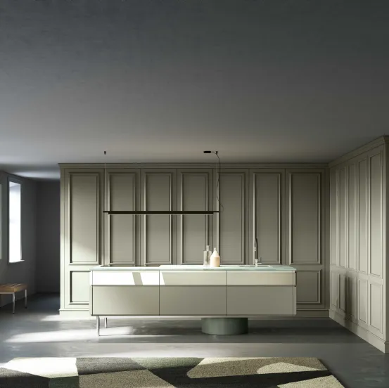 Cucina Design con isola Archetipo 2 de L'Ottocento