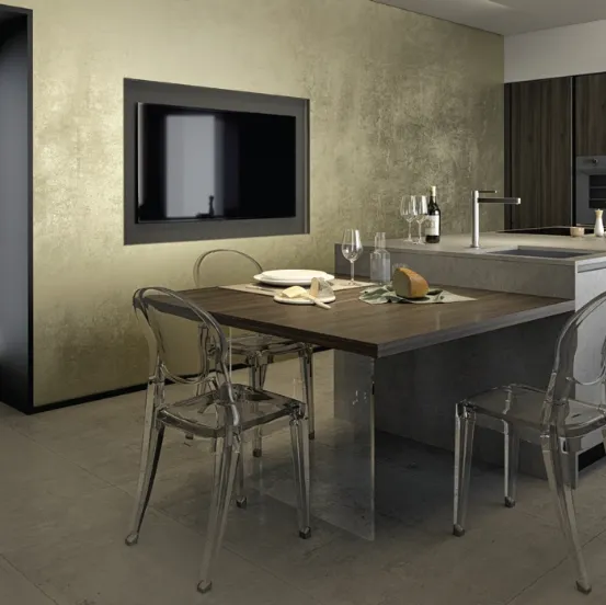 Cucina Moderna con isola Pratica 08 Tag di La Casa Moderna