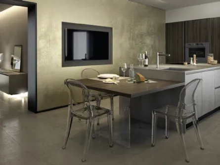 Cucina Moderna con isola Pratica 08 Tag di La Casa Moderna