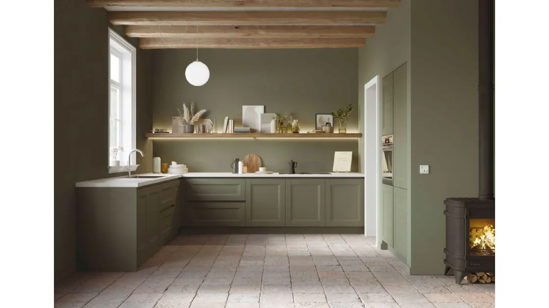 Cucina Moderna angolare Pratica 2414 di La Casa Moderna