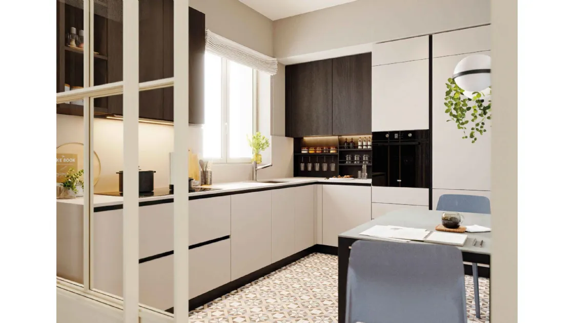 Cucina Moderna Pratica 2419 di La Casa Moderna