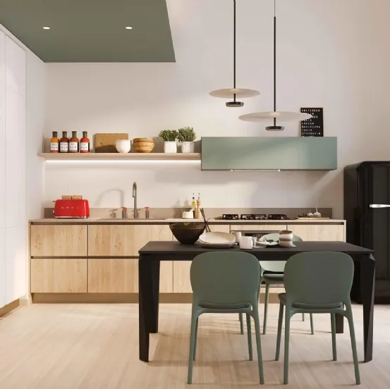 Cucina Moderna lineare Pratica 2503 di La Casa Moderna