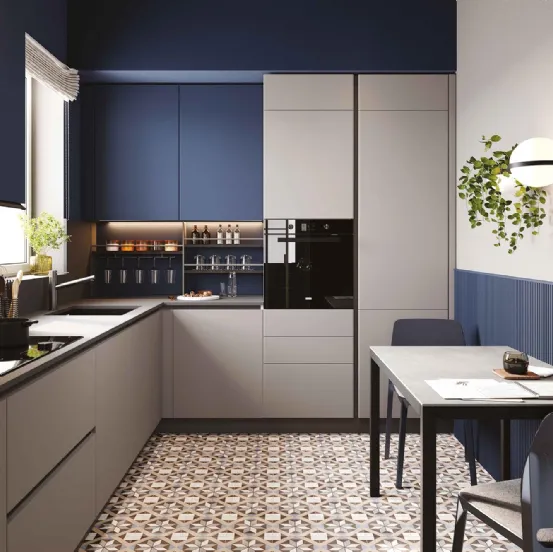 Cucina Moderna angolare Pratica 2519 di La Casa Moderna