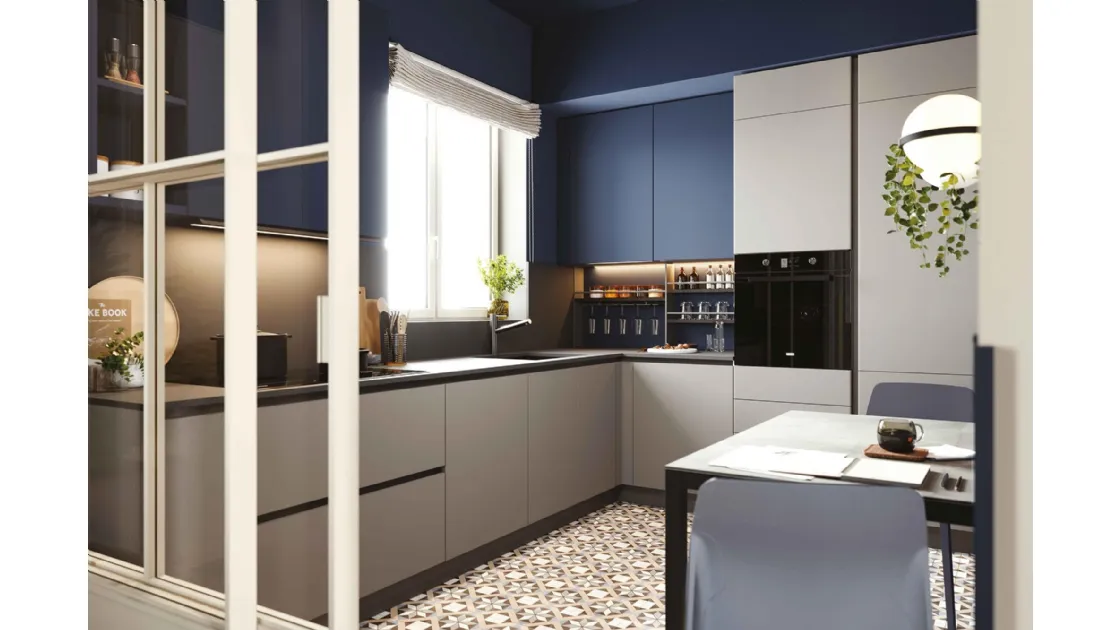 Cucina Moderna angolare Pratica 2519 di La Casa Moderna