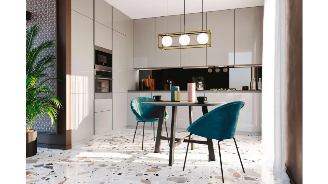 Cucina Moderna angolare Pratica 09 Tag di La Casa Moderna