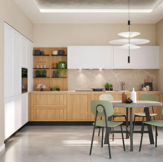 Cucina Moderna angolare Pratica 04 Brera di La Casa Moderna