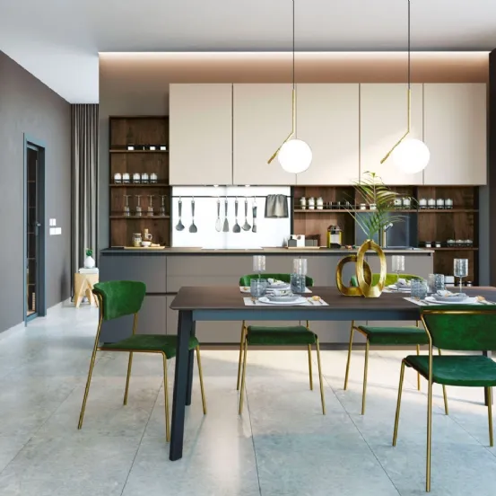 Cucina Moderna Pratica ad angolo 05 Tag di La Casa Moderna