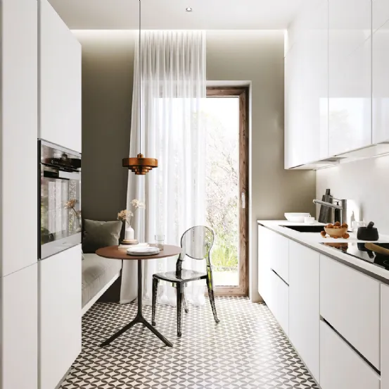 Cucina Moderna lineare Pratica Carol di La Casa Moderna