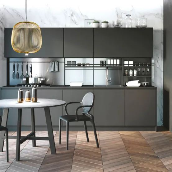 Cucina Moderna Pratica Tag lineare 01 di La Casa Moderna