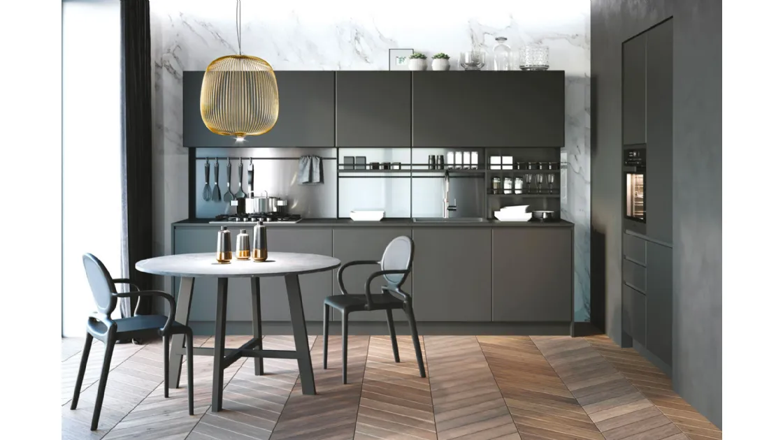 Cucina Moderna Pratica Tag lineare 01 di La Casa Moderna