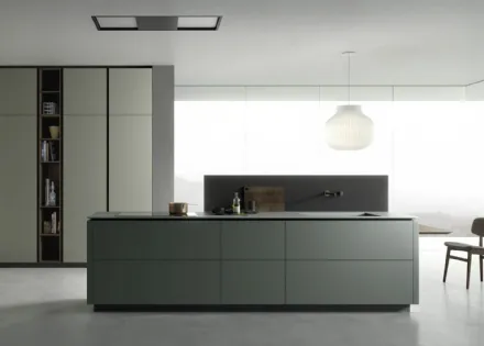 Cucina Moderna Sistematica con isola 04 Pura di La Casa Moderna